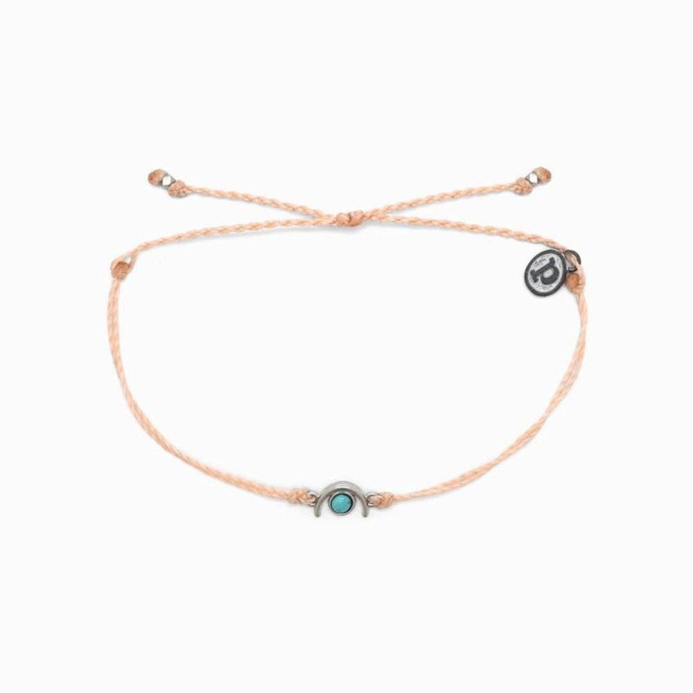 Pura Vida Crescent Moon Charm Bracelet